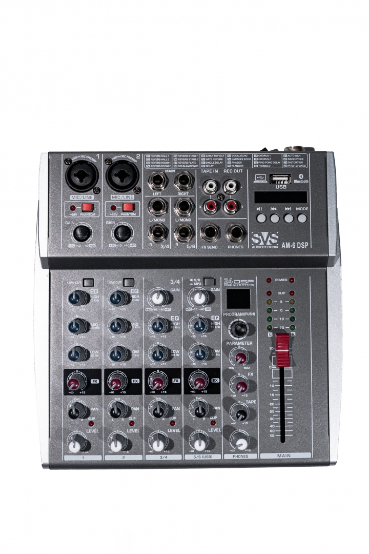 SVS Audiotechnik mixers AM-6 DSP Микшерный пульт аналоговый, 6-канальный SVS Audiotechnik mixers в Сахалинской области